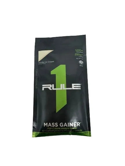Mass Gainer Vanilla Ice Cream - 65g (1 serving) - Rule One - Sporto papildai