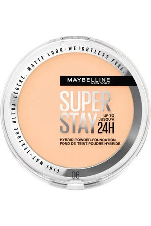 MAYBELLINE Super Stay Hybrid Powder Foundation 24H nr. 06 - 9g - Kosmetika
