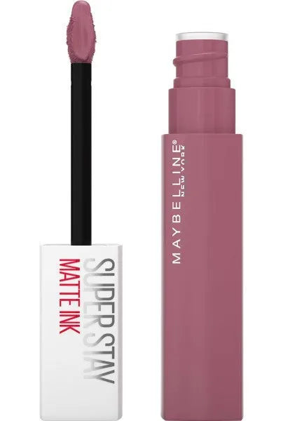 MAYBELLINE Super Stay Matte Ink Matinis skystas lūpų dažai Nr. 180 - Revoliucinis 5ml - Kosmetika