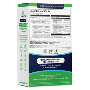 Men’s Daily Probiotic + Prebiotic FOS - N60 - Prebiotikas - Probiotikas - Vyrams - Swanson - Papildai