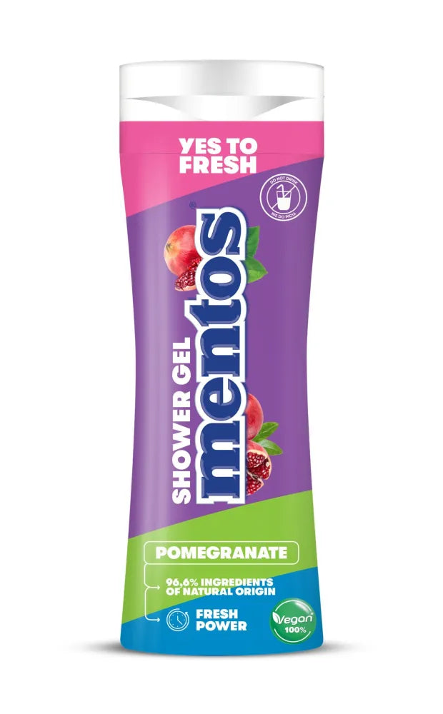 MENTOS Dušo Gelis ir Šampūnas 2in1 Granatas 300 ml - Kosmetika