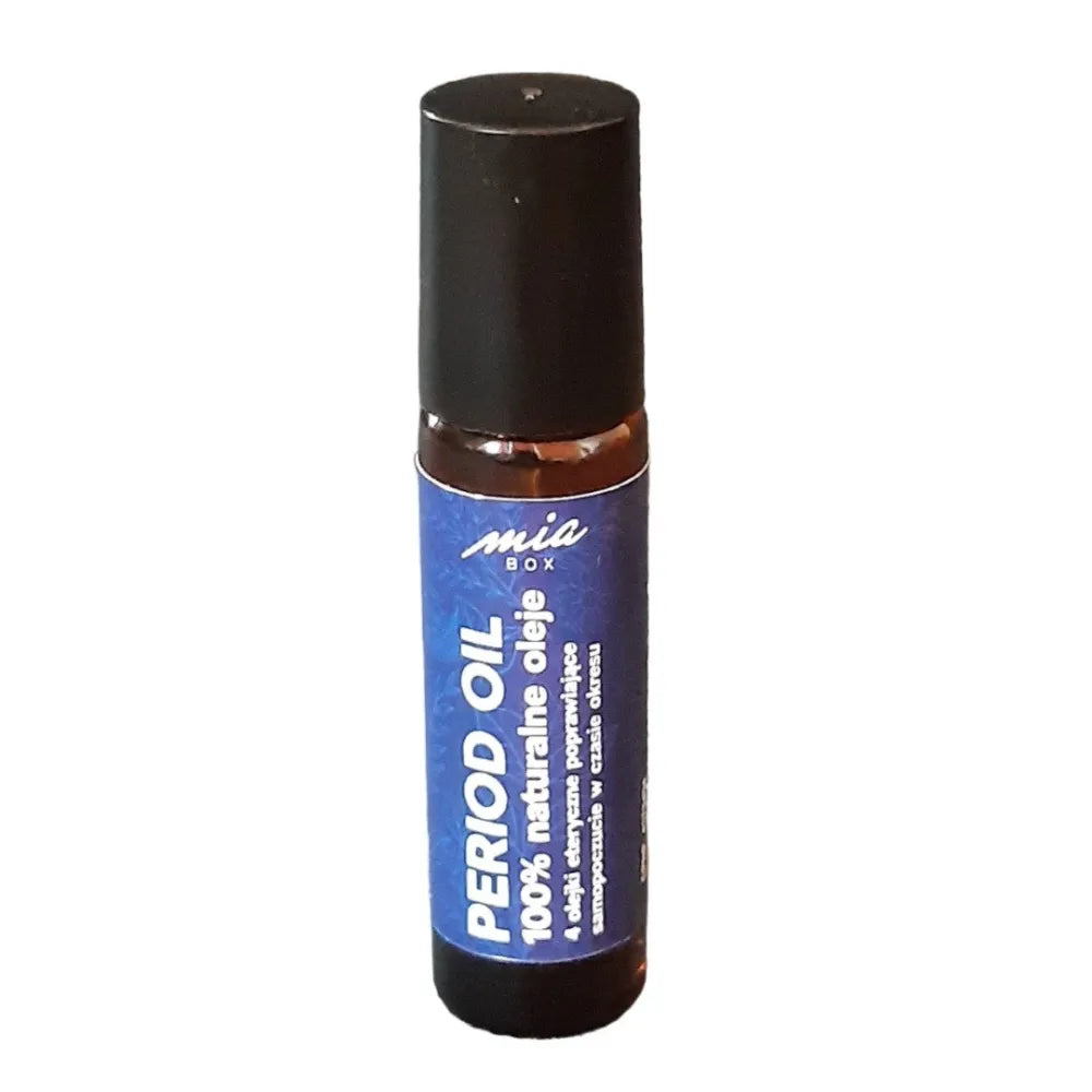 MIA BOX 4 esencinių aliejų sudėtis (roll-on) - PERIOD OIL 10ml - Kosmetika