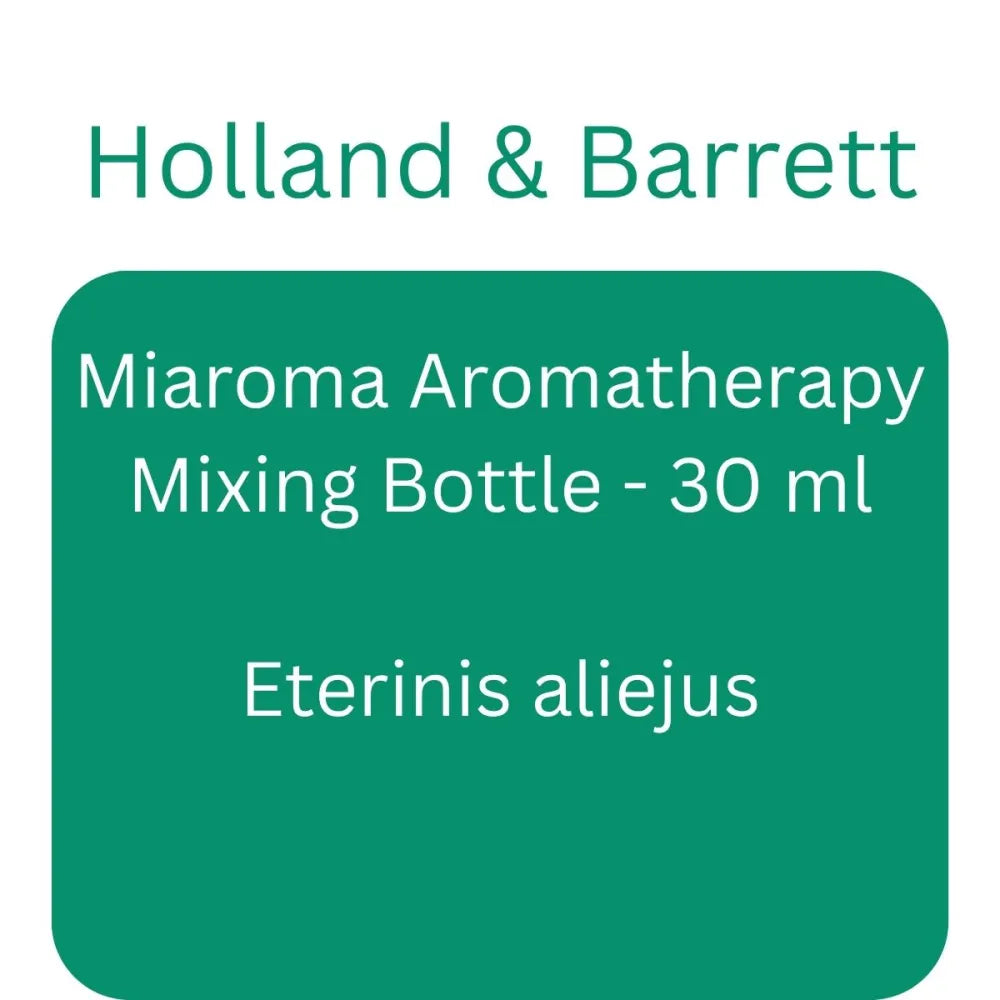 Miaroma Aromatherapy Mixing Bottle - 30 ml - Holland & Barrett - Papildai