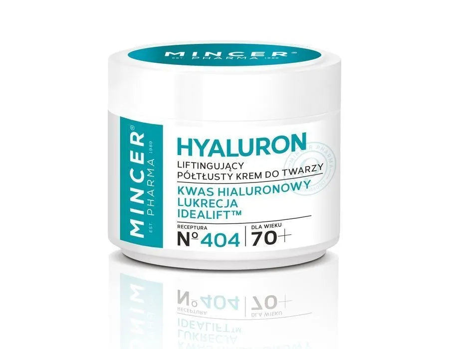 MINCER Hyaluron Lifting Veido Kremas 404 70+ 50 ml - Kosmetika