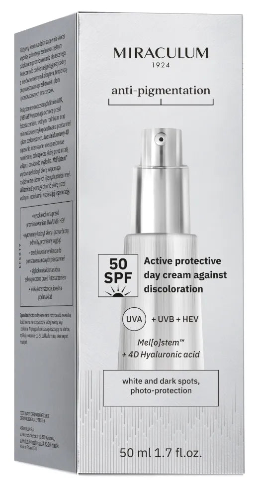 MIRACULUM Anti-Pigmentation Active cream against discoloration SPF 50 ml - Kosmetika