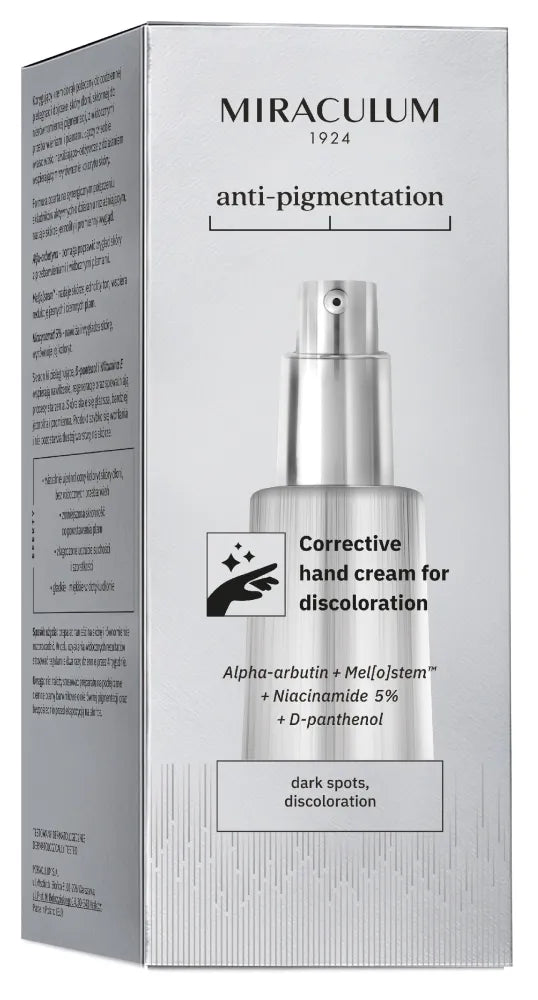 MIRACULUM Anti-Pigmentation Hand Cream for correcting discoloration - Kosmetika