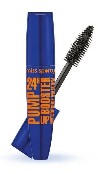Miss Sporty Mascara blakstienoms Pump up Booster 24H vandeniui atsparus juodas 12ml - Kosmetika