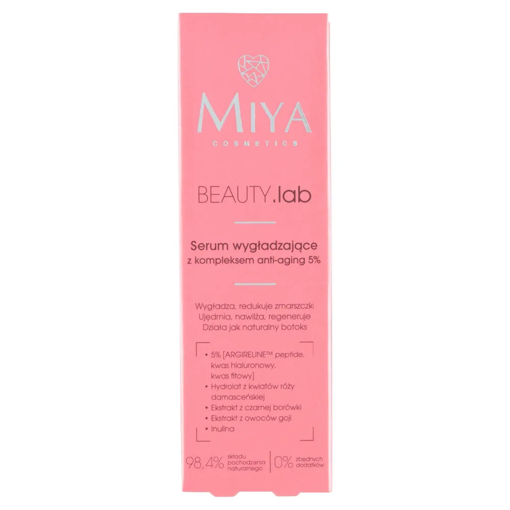 MIYA BEAUTY.lab Serumas lyginantis anti-senėjimo 5% 30ml - Kosmetika
