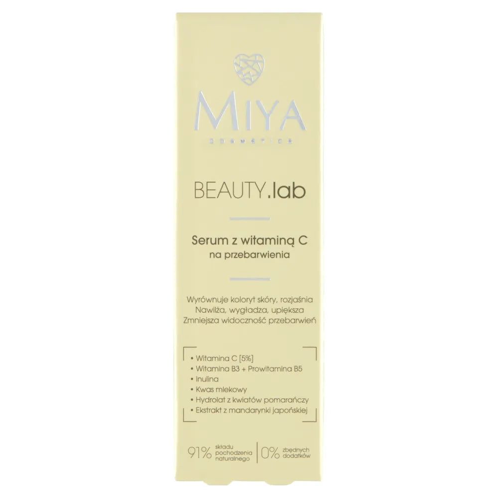 MIYA BEAUTY.lab serumas su vitaminu C nuo dėmių 30m - Kosmetika