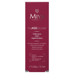 MIYA myAGEblocker Nourishing Regenerating Cream 50 ml - Kosmetika