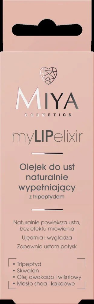 MIYA myLIPelixir Lip Oil naturally filling clear 10 g - Kosmetika