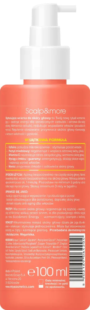 MIYA Scalp&more Anti hair loss Stimulating rub-in treatment 100 ml - Kosmetika