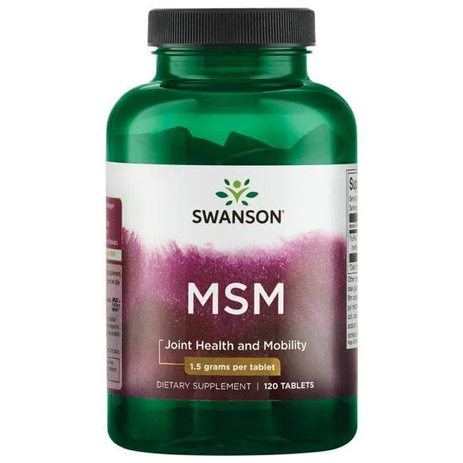 MSM - Sąnariams - 1.5 gr - N120 - Swanson - Papildai