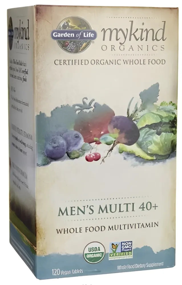 Mykind Men’s Multi 40+ - 120 vegan tablets - Garden of Life - Papildai