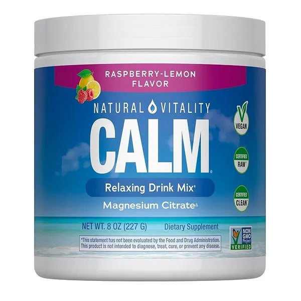 Natural Calm Raspberry Lemon - 227g - Vitality - Papildai