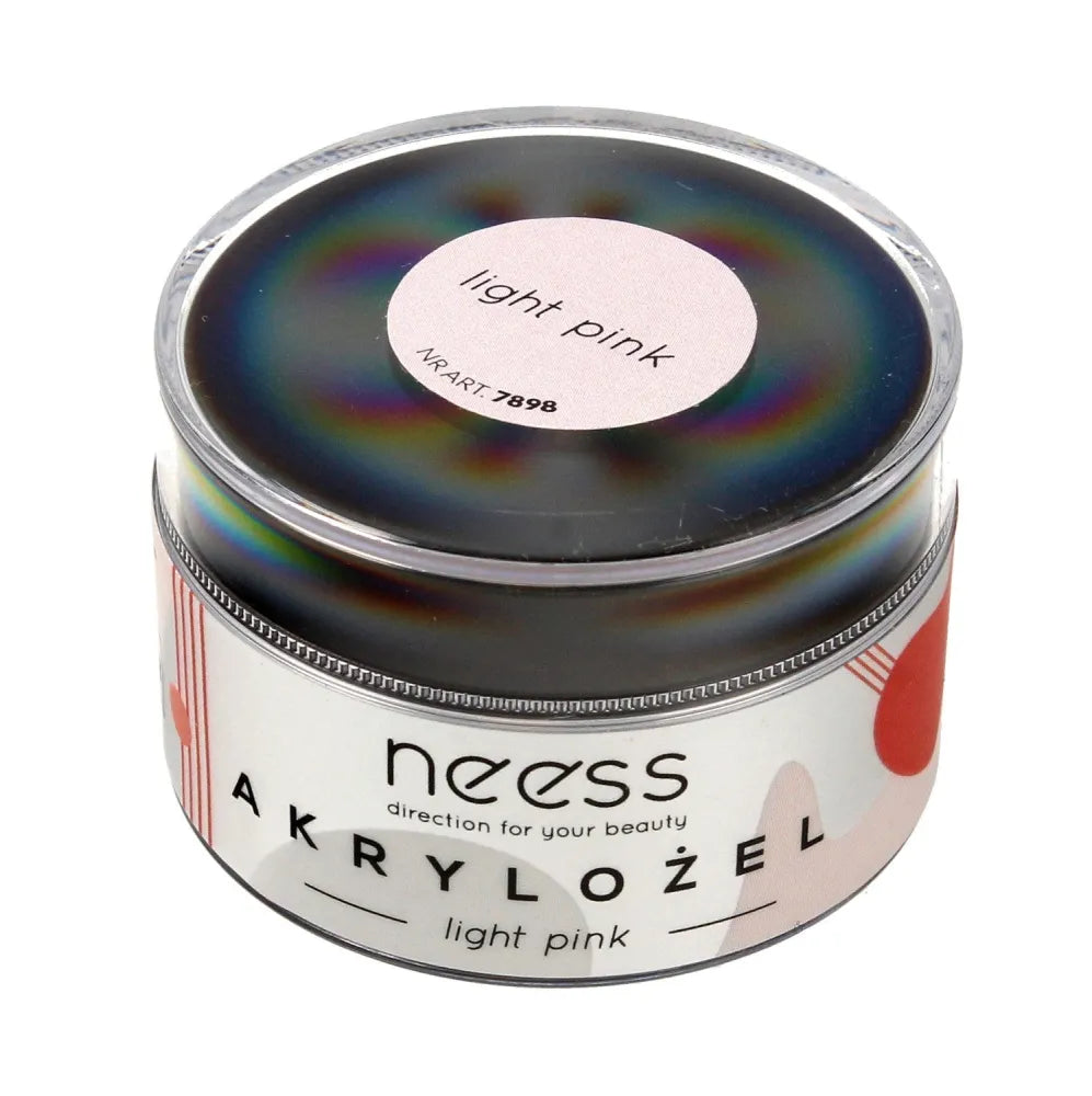 NEESS Acrylic nagų gelis ŠVIESIAI ROŽINIS (7898) 15g - Kosmetika