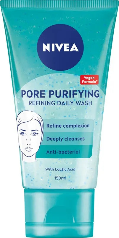 NIVEA Antibacterial face wash gel against imperfections 150 ml - Kosmetika