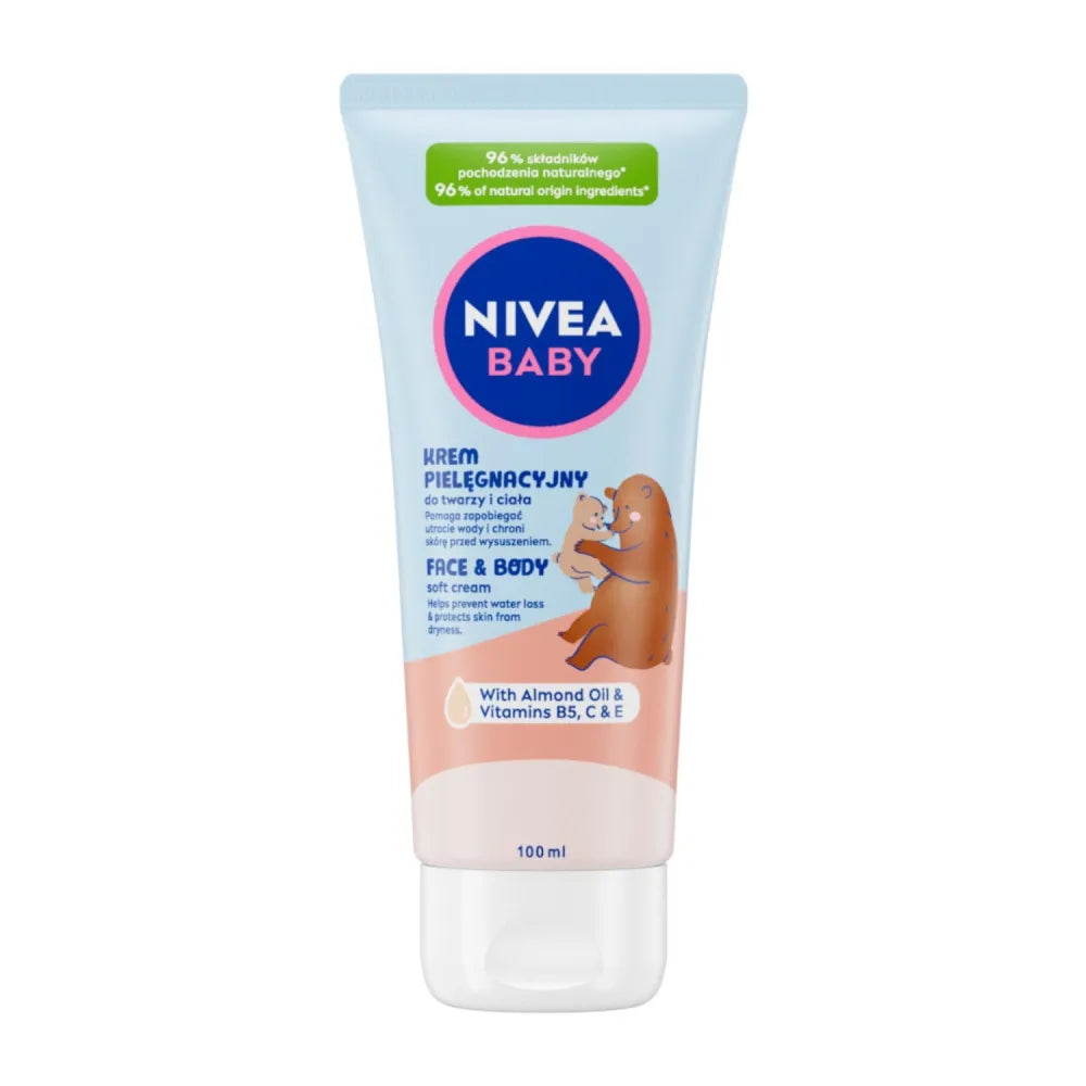 NIVEA BABY Diaper & Body Cream 100ml - Vaikui ir mamai