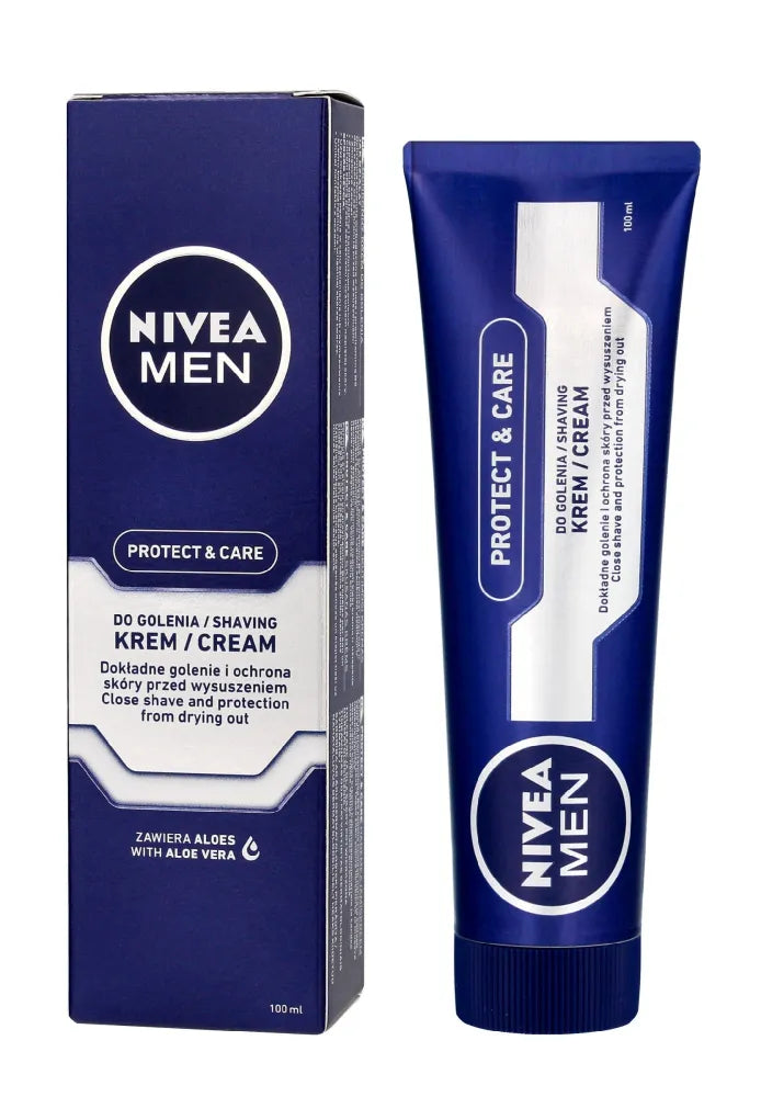 NIVEA FOR MEN Apsauginis skutimosi kremas Apsauga & Priežiūra 100ml - Kosmetika
