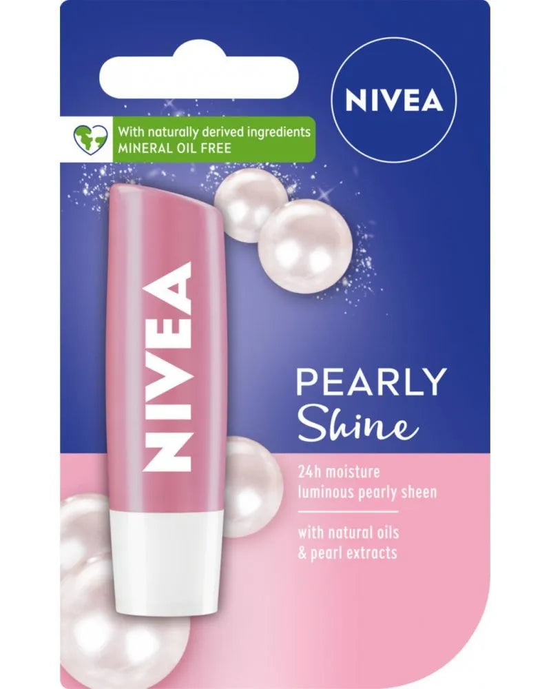 NIVEA Protective Lipstick Pearly Shine 4.8 g - Kosmetika