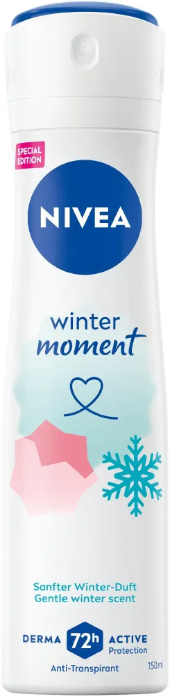 NIVEA Winter Moment Antiperspirant Spray 150 ml - Kosmetika