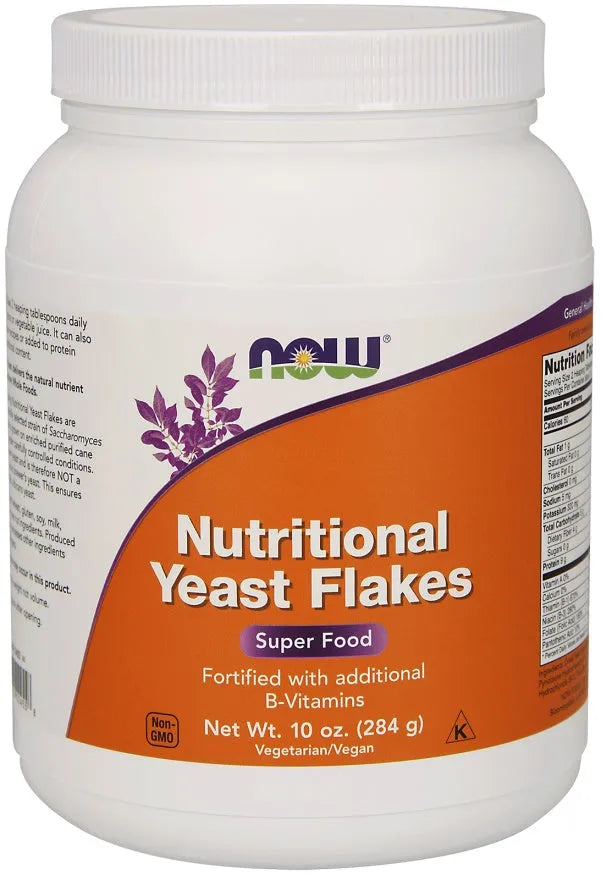 Nutritional Yeast Flakes - 284g - NOW Foods - Maistas