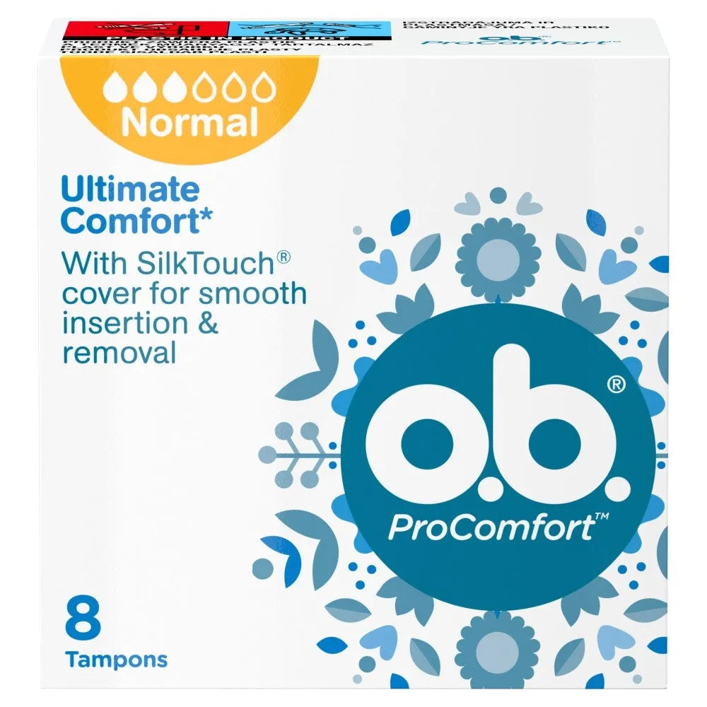 O.B.ProComfort Normal patogūs tamponai 1 pakuotė - 8 vnt. - Kosmetika