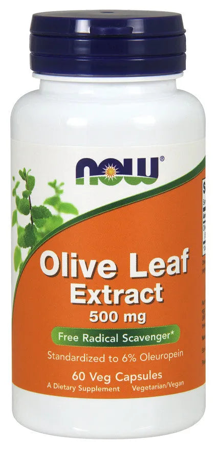 Olive Leaf Extract 500mg - 60 vcaps - NOW Foods - Papildai