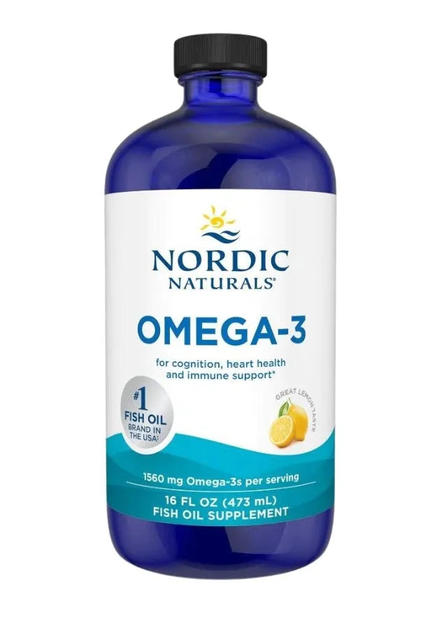 Omega-3 1560mg Lemon - 473 ml - Nordic Naturals - Papildai