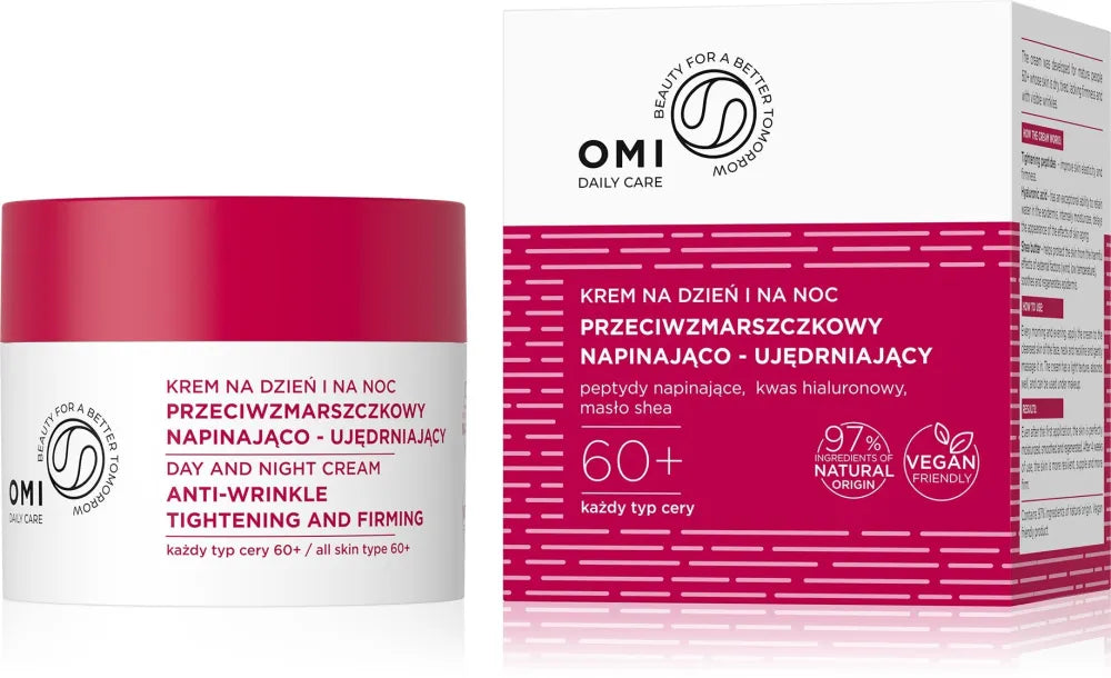 OMI Daily Care Anti-Wrinkle Firming and Tightening Cream 60+ dienai ir nakčiai 50ml - Kosmetika