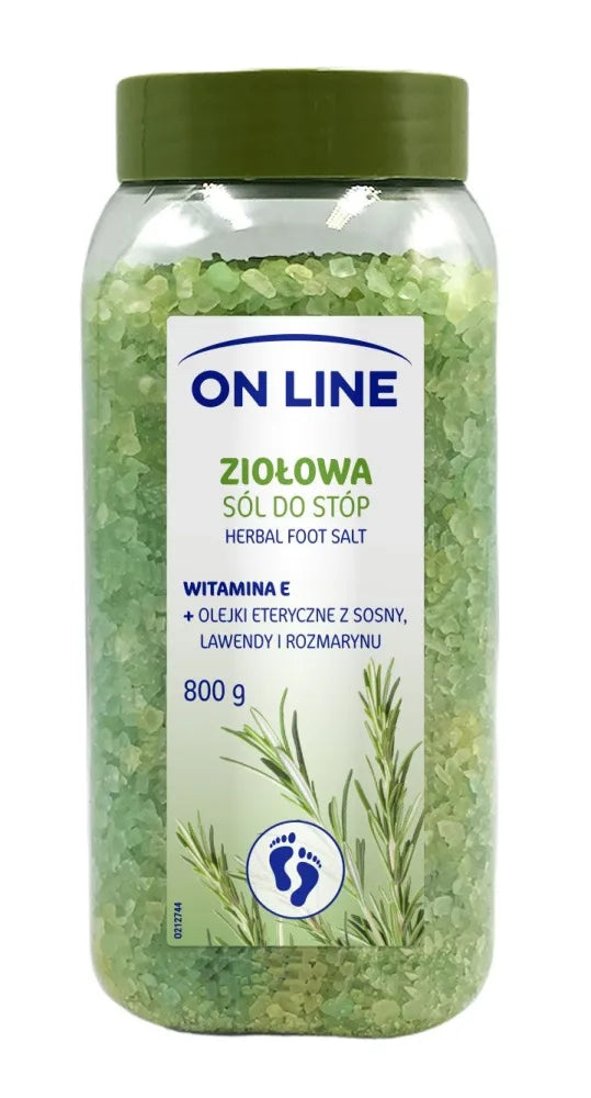 ON LINE Druska kojoms - Žolelių 800g - Kosmetika