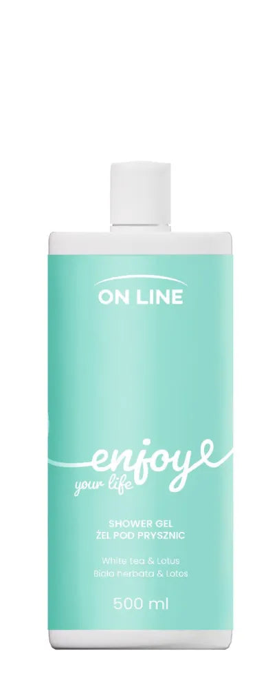 ON LINE Emocijų Dušo Gelis Mėgaukitės - baltieji arbatos ir lotoso 500 ml - Kosmetika