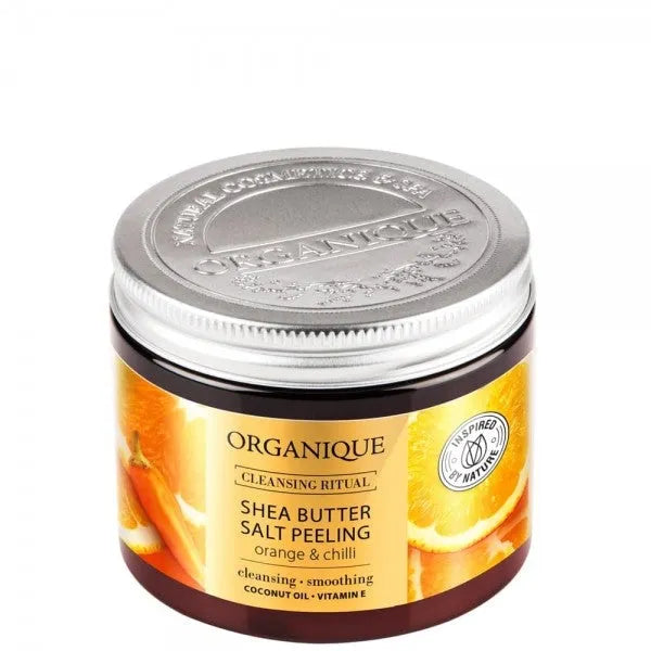ORGANIQUE Cleasing Ritual Orange & Chilli salt kūno šveitiklis 200g - Kosmetika