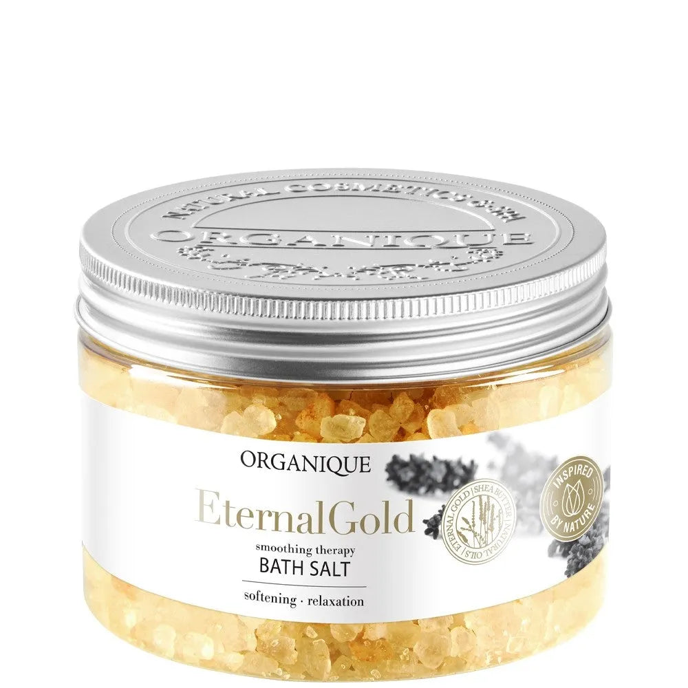 ORGANIQUE Eternal Gold Bath Salt 600g vonios druska - Kosmetika