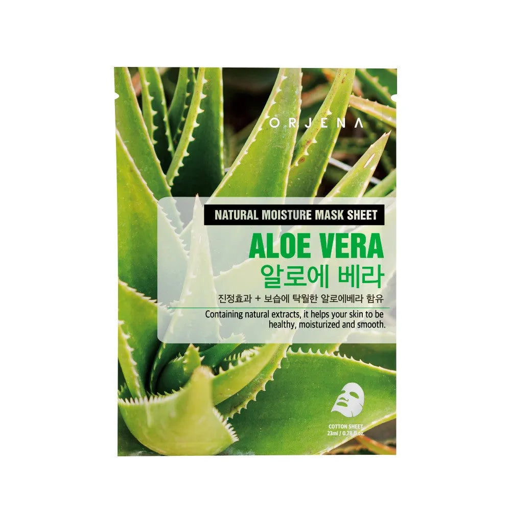 ORJENA Natural Moisture Moisturizing and Soothing Mask in Aloe Vera sheet 23 ml. - Kosmetika