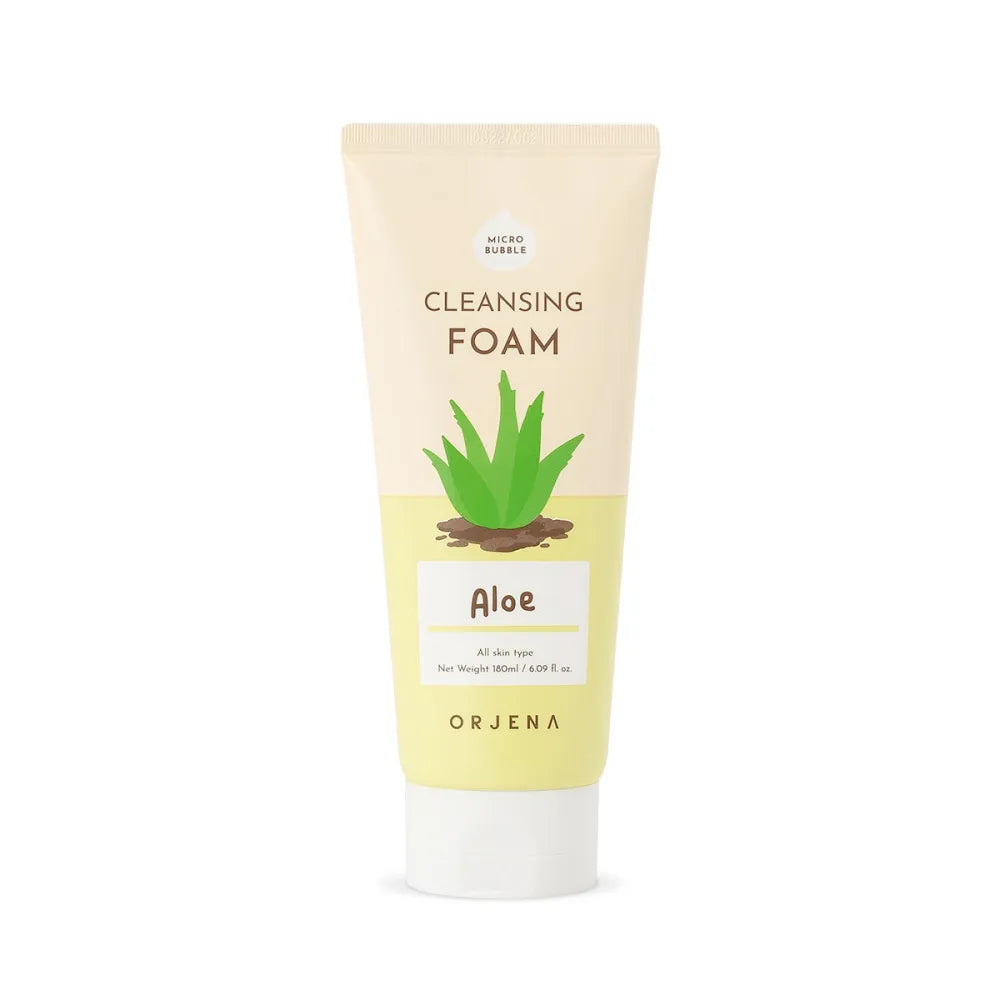 ORJENA SMILE DAY ALOE face wash foam - Kosmetika