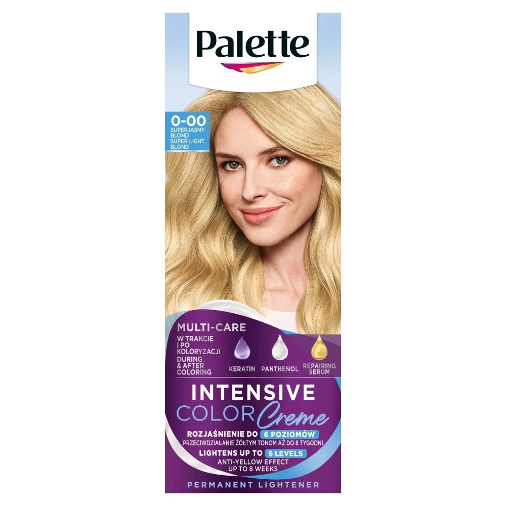 Palette Intensive Color Creme Dažymo kremas Nr. 0-00 Super šviesus šviesiaplaukis 1 vnt. - Kosmetika