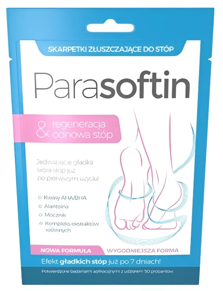 PARASOFTIN Vegan šveitimo kojinės pėdoms - Kosmetika