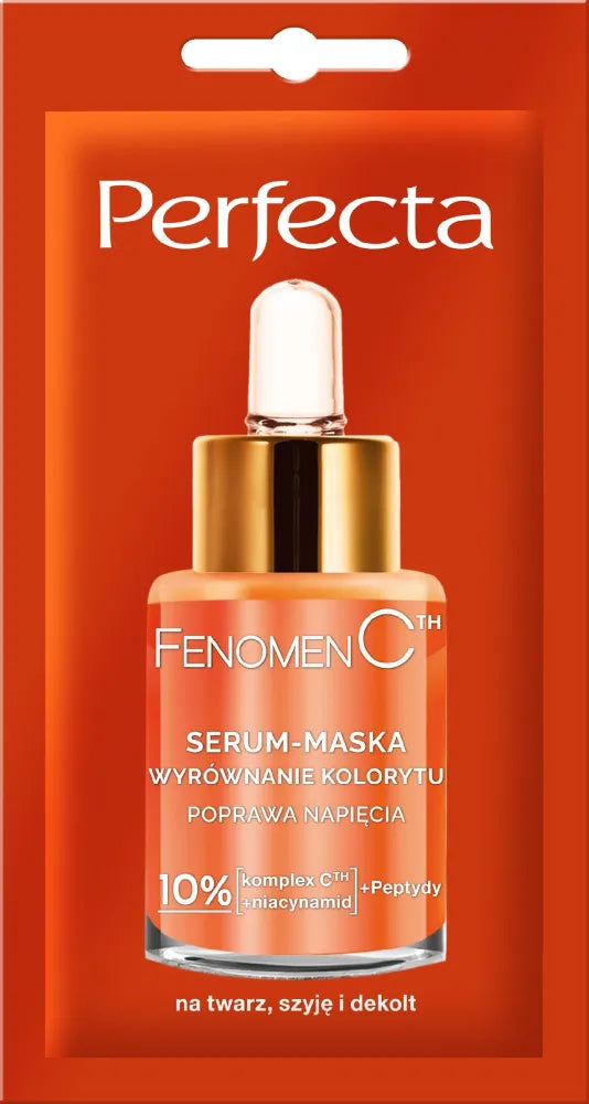PERFECTA Beauty Phenomenon C Serum - color equalizing mask for face neck and décolleté - Kosmetika