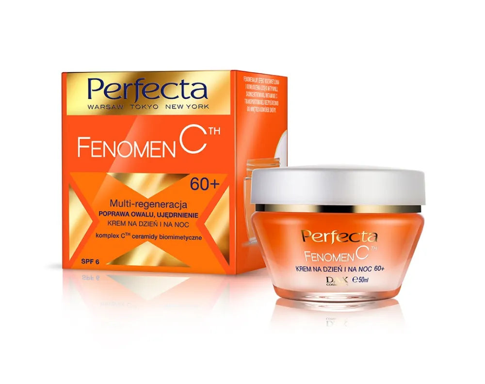 Perfecta Fenomen C 60+ Kremas Multi-regeneracija ovalo gerinimas stangrinimas dienai ir nakčiai 50ml - Kosmetika