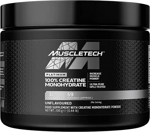 Platinum 100% Creatine Monohydrate - 200g - MuscleTech - Sporto papildai
