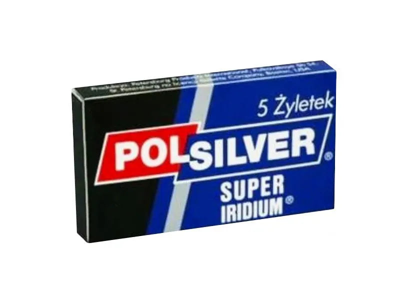 POLSILVER Super Iridium Double-sided razor blades 1 op. - 5 pcs. - Higiena
