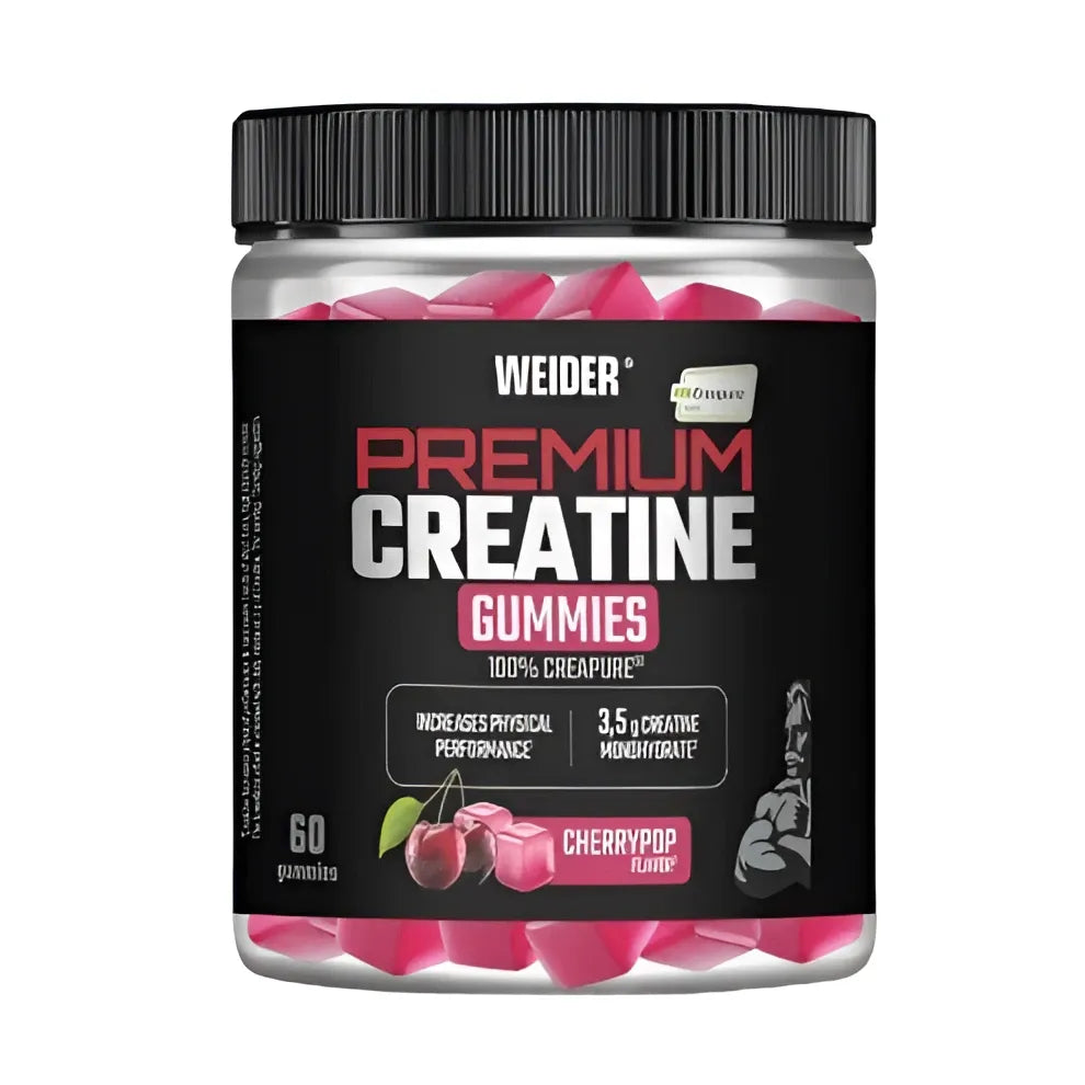 Premium Creatine Gummies Cherrypop - 60 - Weider - Sporto papildai