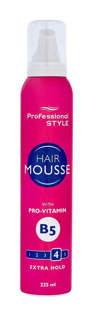 Professional Style Extra Strong Plaukų Mousse 225ml - Kosmetika