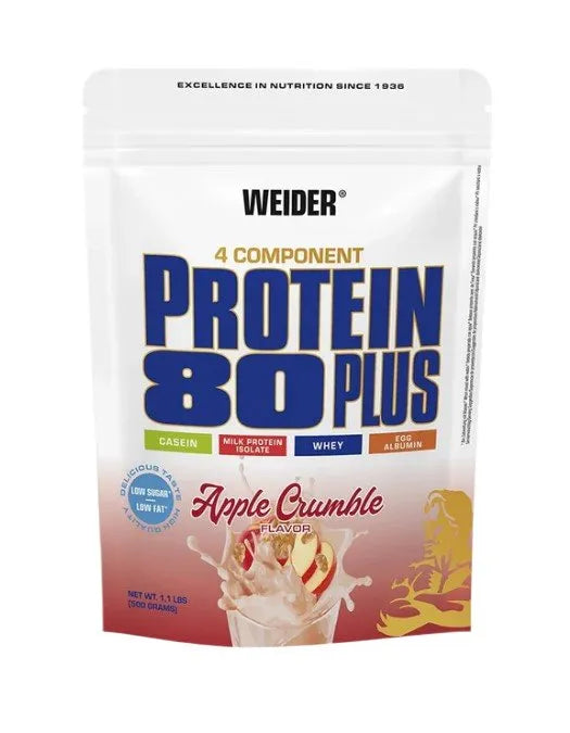 Protein 80 Plus Apple Crumble - 500g - Weider - Sporto papildai