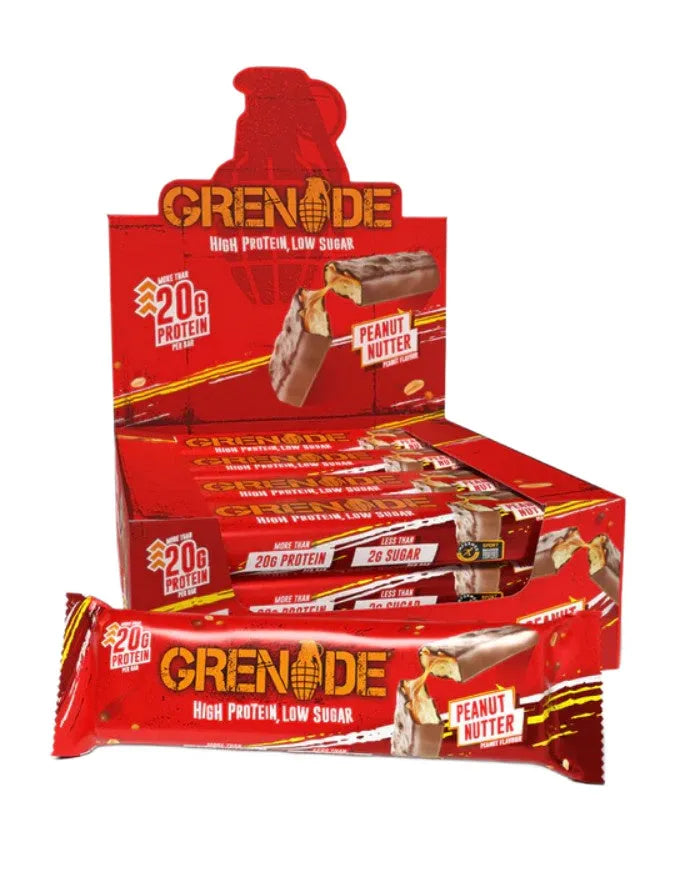 Protein Bars Peanut Nutter - 12 x 60g - Grenade - Maistas