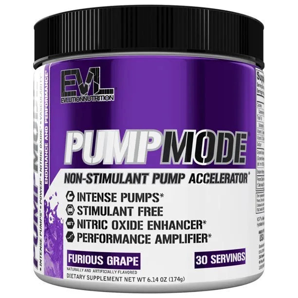 PumpMode Powder Furious Grape - 174g - EVLution Nutrition - Sporto papildai