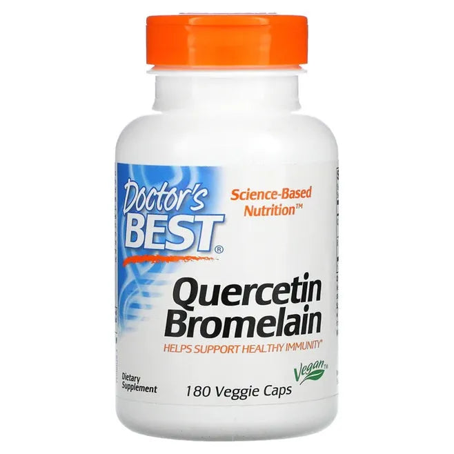 Quercetin Bromelain - 180 vcaps - Doctor’s Best - Papildai