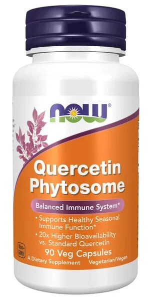 Quercetin Phytosome - 90 vcaps - NOW Foods - Papildai