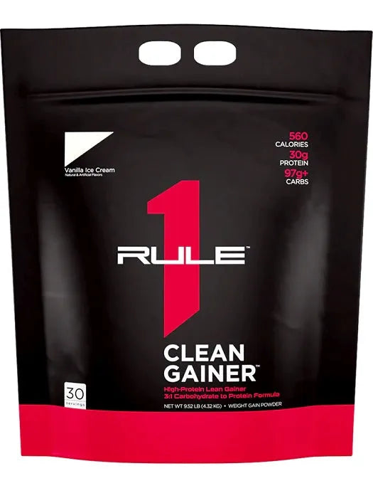 R1 Clean Gainer Vanilla Ice Cream - 4320g - Rule One - Sporto papildai